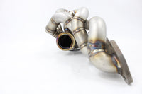 VTT-FAB S55 Factory Control EWG Top Mount Single Turbo Manifold - ML Performance UK