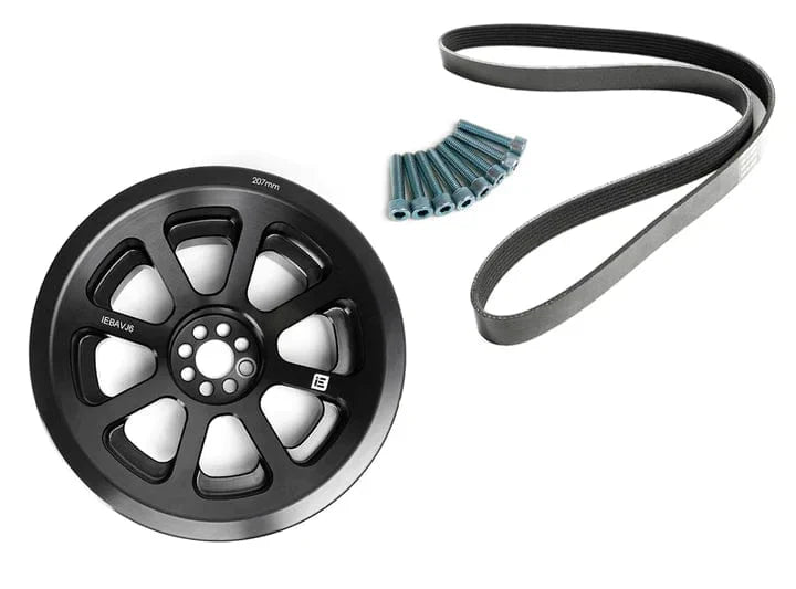 Integrated Engineering IEBAVJ6 Audi 3.0T TFSI B8 C7 207mm Crank Pulley & Damper Upgrade Kit (Inc. S4, S5, A6 & A7) -