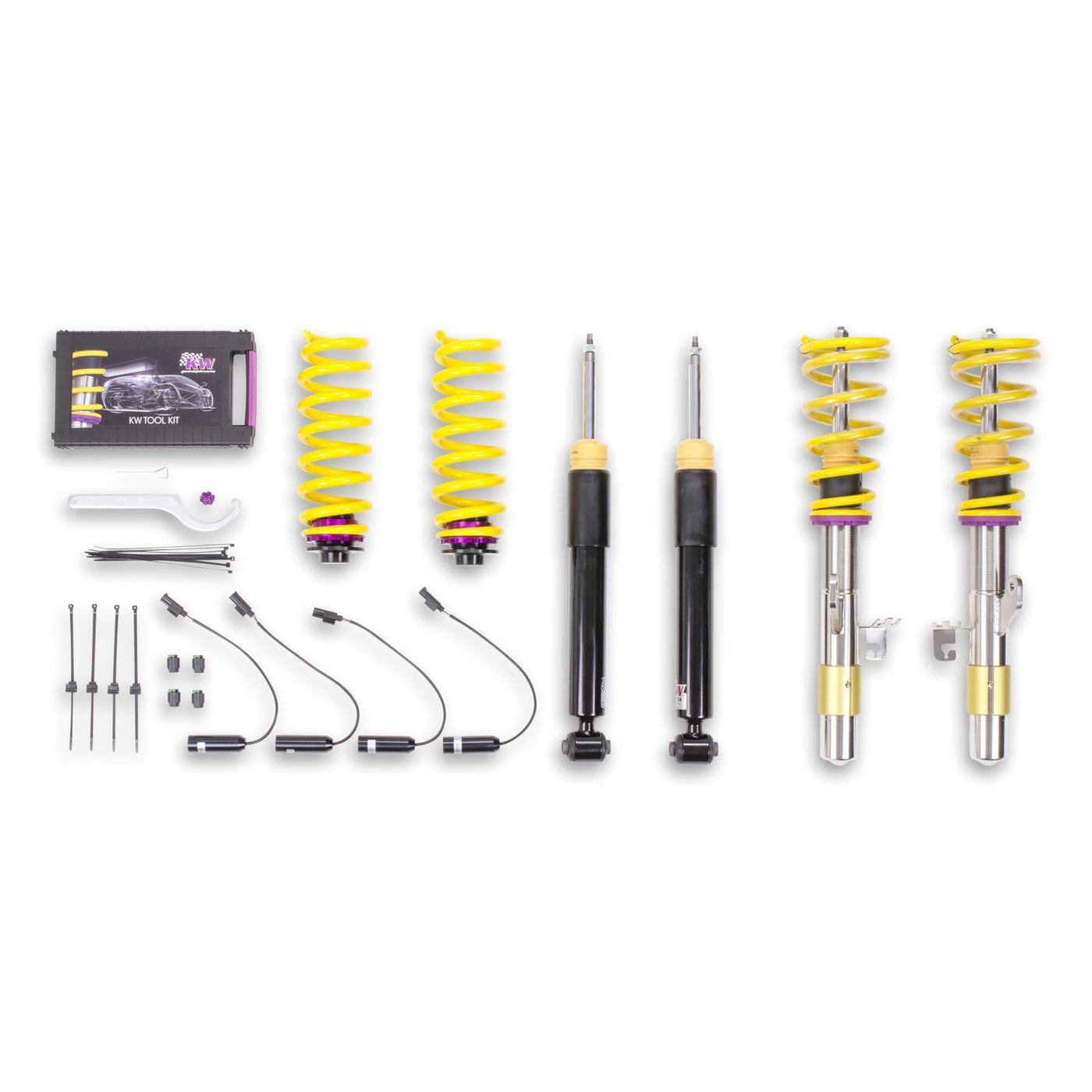 KW BMW F20 F21 F22 F32 Variant 2 Coilover kit - Inc. Deactivation For Electronic Damper (Inc. M140i, M240i, 340i & 440i)