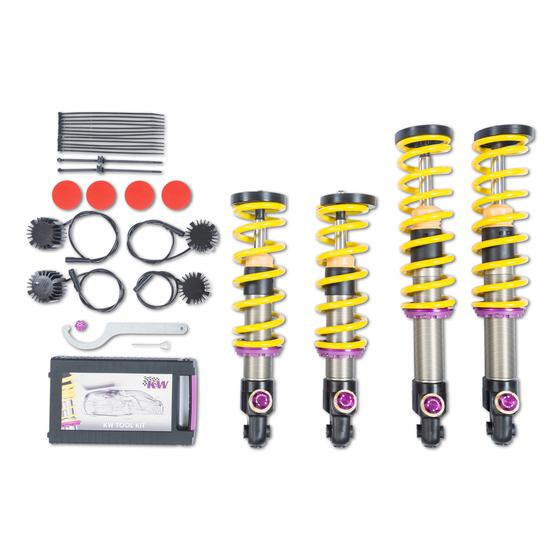 KW BMW F87 M2 CS Variant 4 Coilover Kit - Inc. Deactivation For Electronic Damper