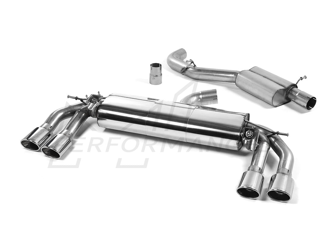 MillTek Audi 8S TTS 2.0TFSI Resonated Cat-Back Exhaust