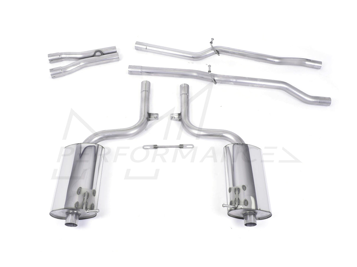 MillTek Audi B6 S4 Non-Resonated Cat-Back Exhaust