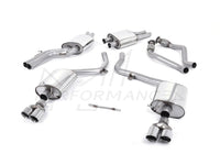 MillTek Audi B8 Resonated Cat-Back Exhaust (S4 & S5)