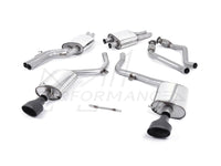MillTek Audi B8 Resonated Cat-Back Exhaust (S4 & S5)