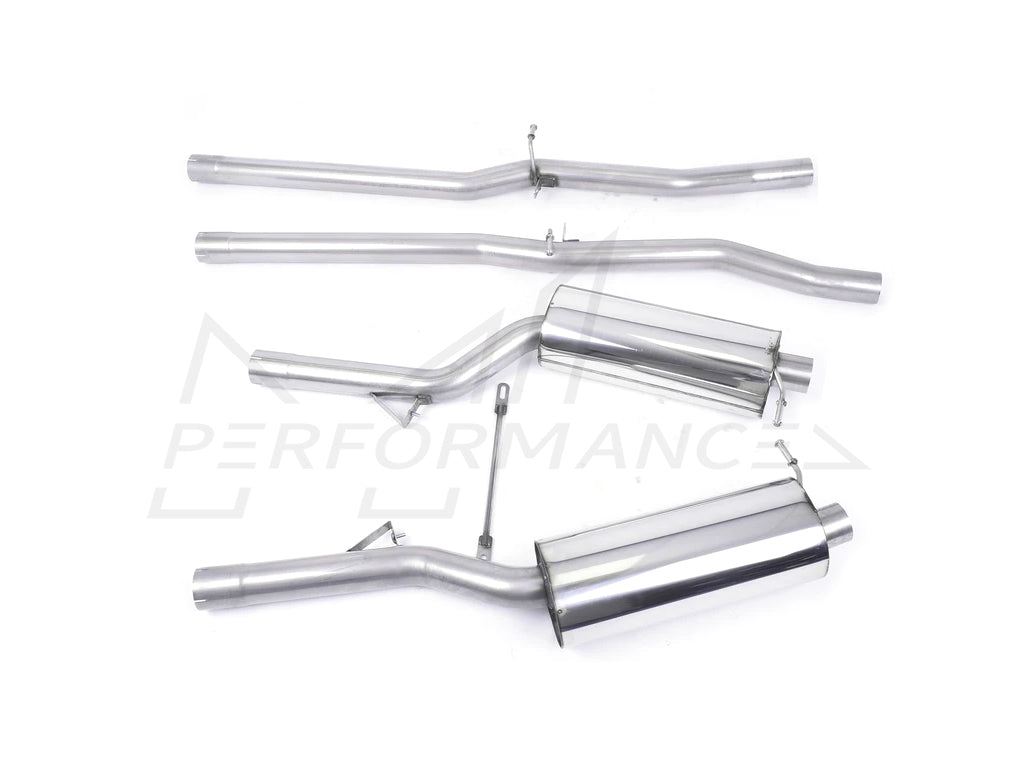MillTek Audi C5 RS6 Non-Resonated Cat-Back Exhaust