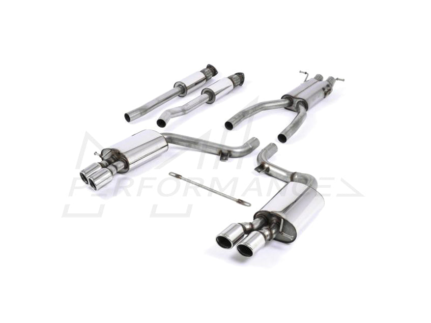 MillTek Audi C6 S6 Resonated Cat-Back Exhaust