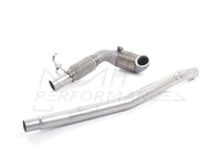 MillTek Audi VW Large Bore Downpipe with Hi-Flow Sports Catalyst - For OE Cat-Back (Inc. 8V S3 & MK7 Golf R)