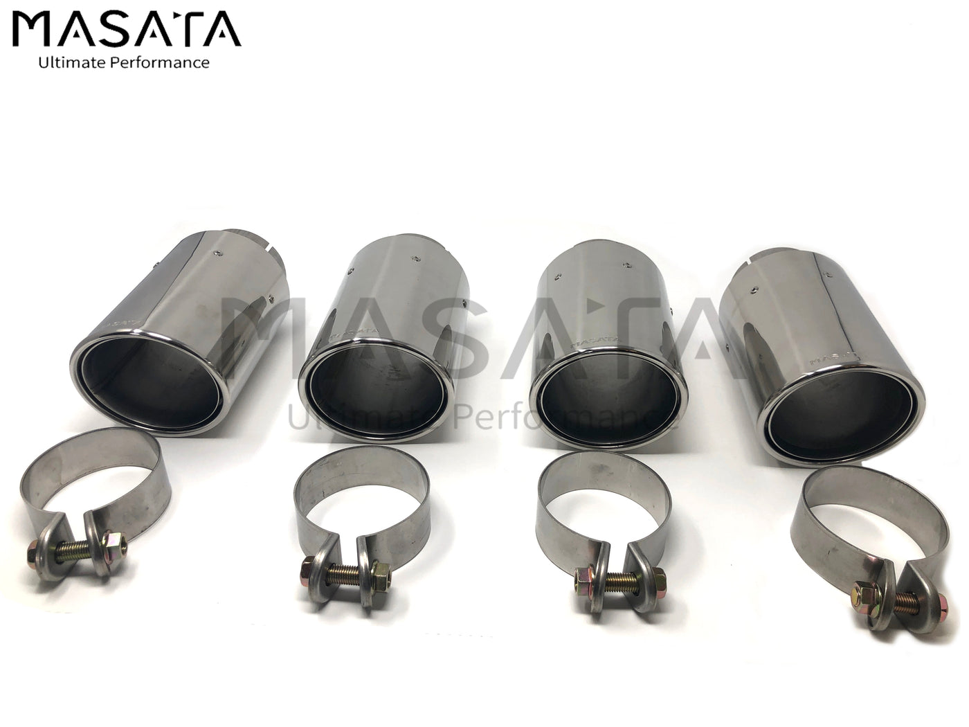 Masata BMW S55 F80 F82 Angle Cut Exhaust Tips (M3 & M4)