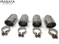Masata BMW S55 F80 F82 Angle Cut Exhaust Tips (M3 & M4)