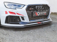 Maxton Design Audi 8V.5 RS3 Sportback Front Splitter V.1 (2017 - 2020)