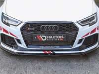 Maxton Design Audi 8V.5 RS3 Sportback Front Splitter V.1 (2017 - 2020)