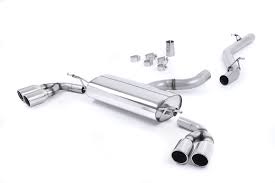 MillTek Audi 8J TT RS Non-Resonated Turbo-Back Exhaust with Catalyst Delete
