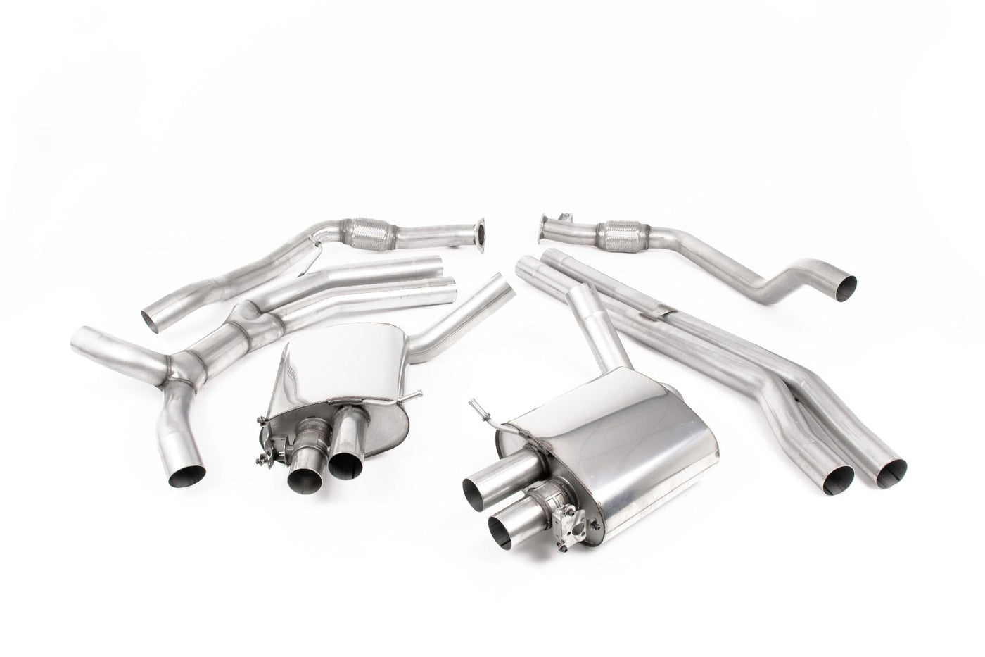 MillTek Audi B9 RS5 Coupe Cat-Back Exhaust System