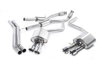 MillTek Audi D4 S8 Non-Resonated Cat-Back Exhaust