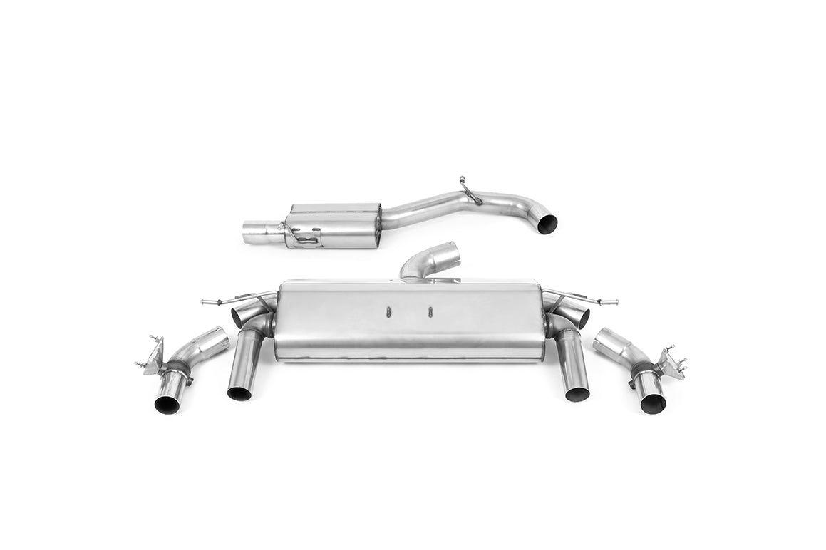 MillTek Volkswagen T-Roc R GPF/OPF Resonated Cat-Back Exhaust System - EC Approved -