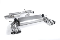 MillTek Audi 8V S3 Resonated Cat-Back Exhaust (Quattro)