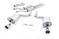 MillTek Audi B6 Resonated Cat-Back Exhaust (A4 & S4)