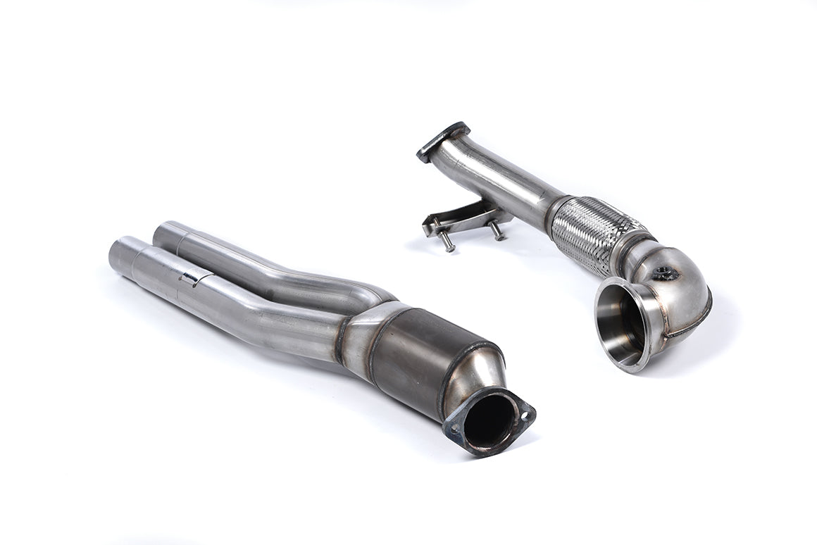 MillTek Audi 8V RS3 Downpipe (Primary Hi-Flow Sports Cat + Turbo Elbow)