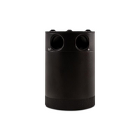 Mishimoto Universal Compact Baffled Oil Catch Can, 2-Port
