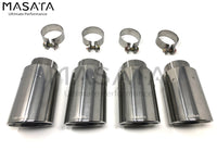 Masata BMW S55 F80 F82 Angle Cut Exhaust Tips (M3 & M4)