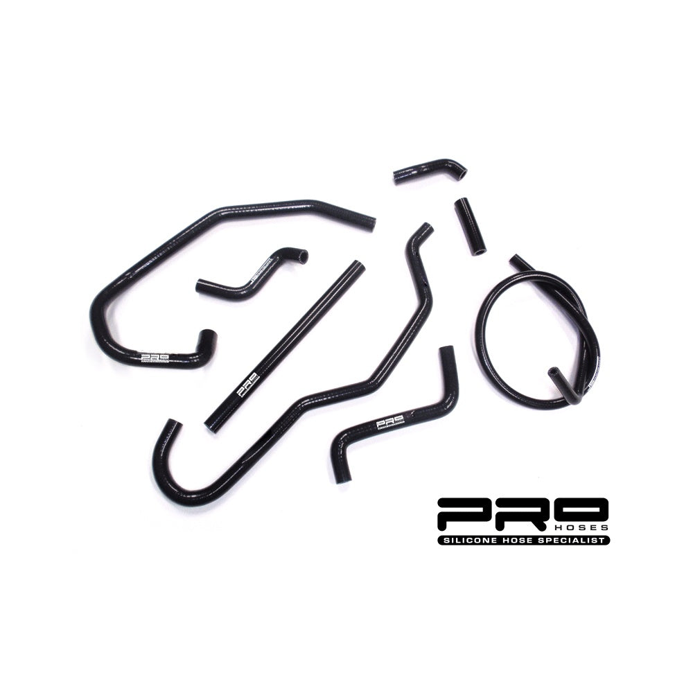 AIRTEC PH/ANCFO25 Pro Hoses S2 RS Turbo 7-piece Auxiliary Hoses Kit - Gloss Black