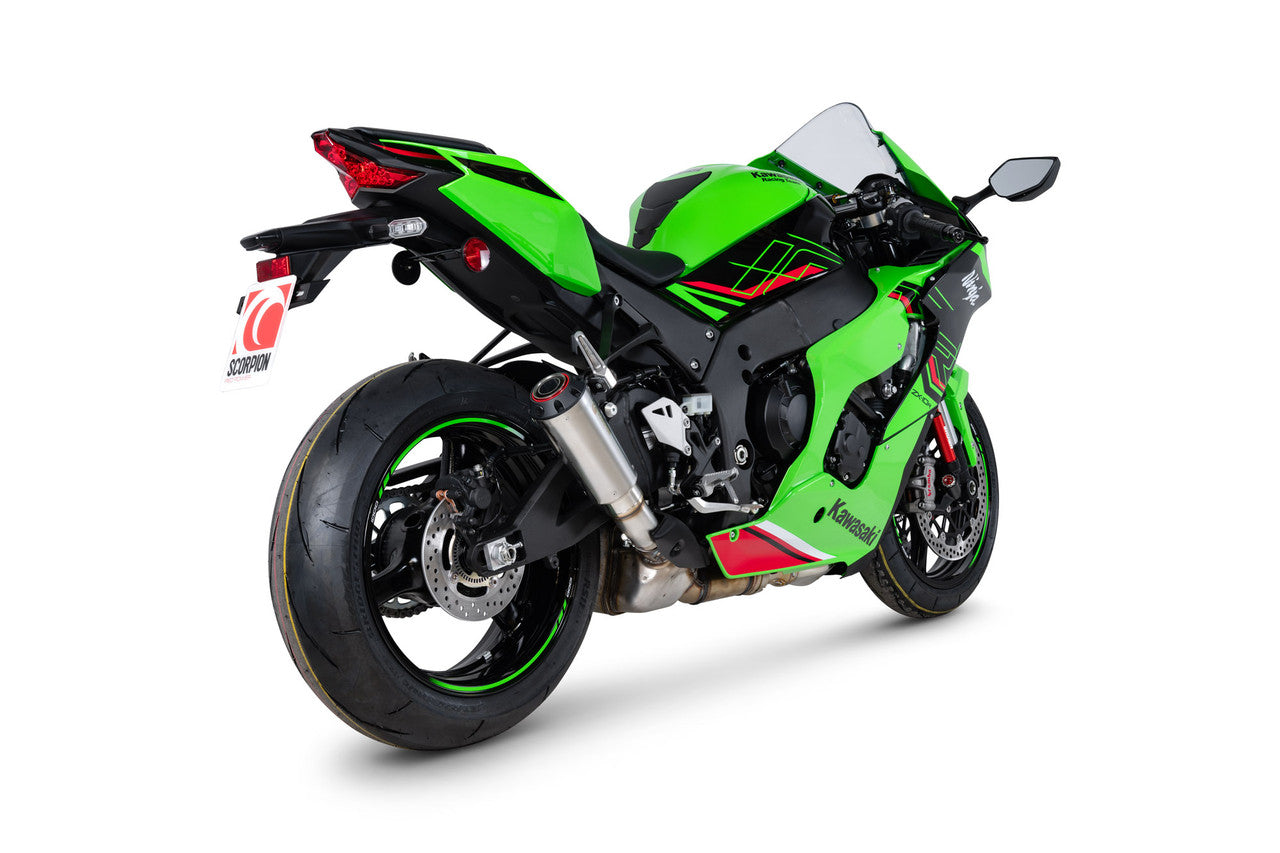 Scorpion PKA148TEO Red Power Slip-on Titanium Sleeve - Ninja ZX-10R - 2021