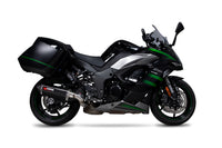 Scorpion RKA137CEO Serket Parallel Slip-on Carbon Fibre Sleeve. Fits With Panniers - Ninja 1000 SX - 2020 - 2024