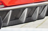 Rieger BMW 3 Series F30 F31 Rear Quad Diffuser for Twin Tailpipe Left & Right (Inc. 320i, 335i & 340i)