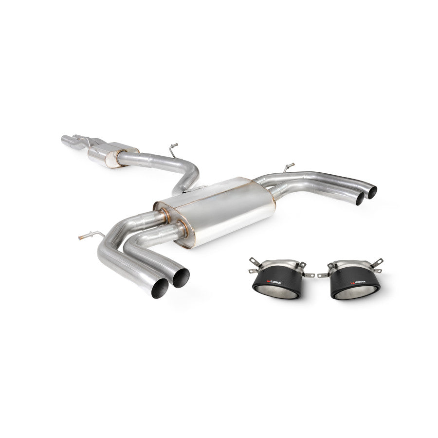 Scorpion SAU116CF Resonatedcat/ Gpf-back System With No Valves