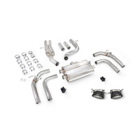 Scorpion SAUS115CF Non-resonated Cat/gpf-back System With Elec Valves