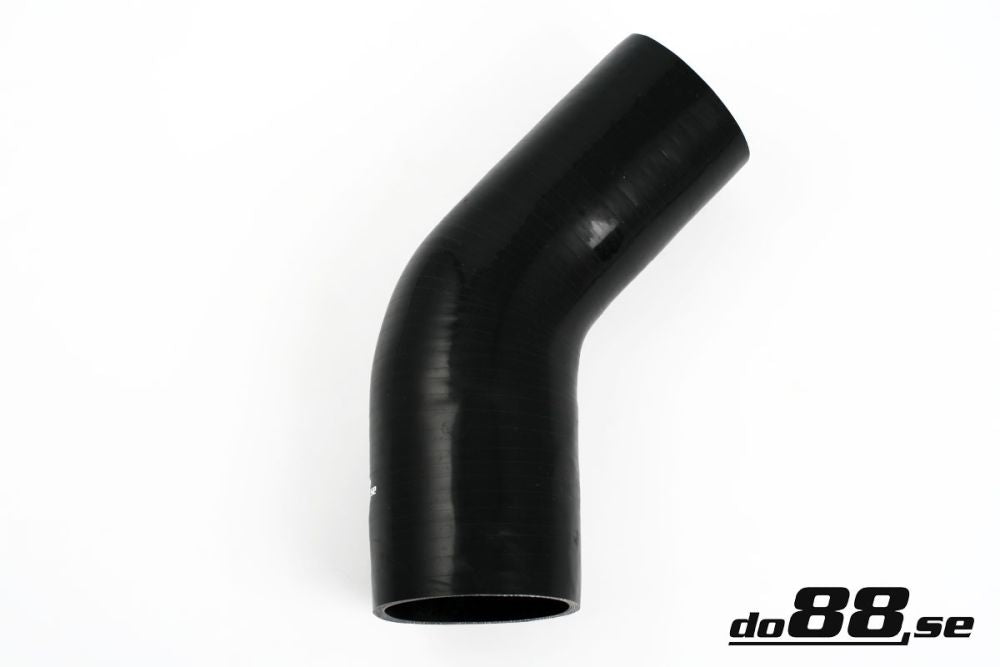 DO88 SBR45G76-80 Silicone Hose Black 45 degree 3 - 3,125'' (76 - 80mm)