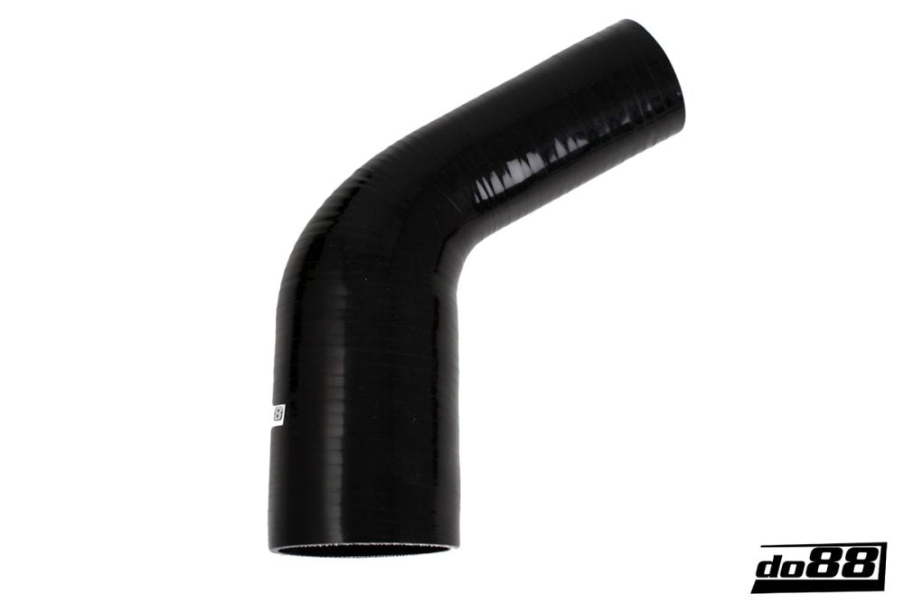 DO88 SBR60G57-76 Silicone Hose Black 60 degree 2,25 - 3'' (57 - 76mm)