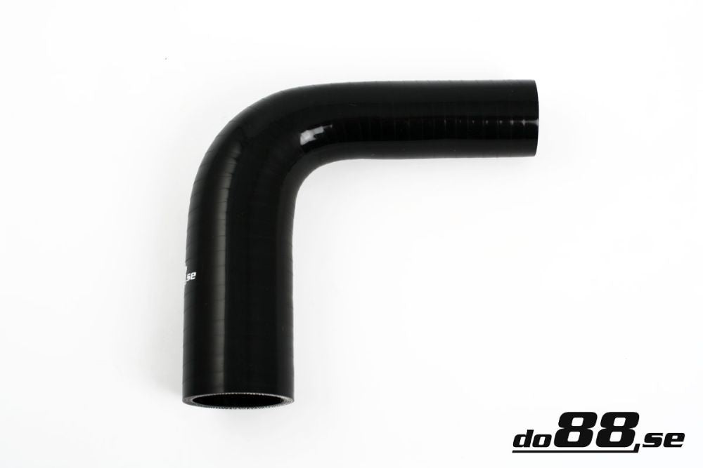 DO88 SBR90G25-38 Silicone Hose Black 90 degree 1 - 1,5'' (25 - 38mm)