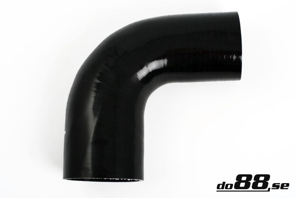 DO88 SBR90G70-76 Silicone Hose Black 90 degree 2,75 - 3'' (70 - 76mm)
