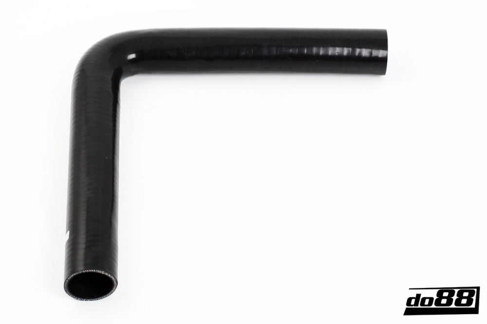 DO88 SLB90G51 Silicone Hose Black 90 degree long leg 2'' (51mm)