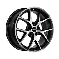 BBS SR alloy wheel in Vulcano Grey/diamondcut - 8x18 PCD5x120 Offset44