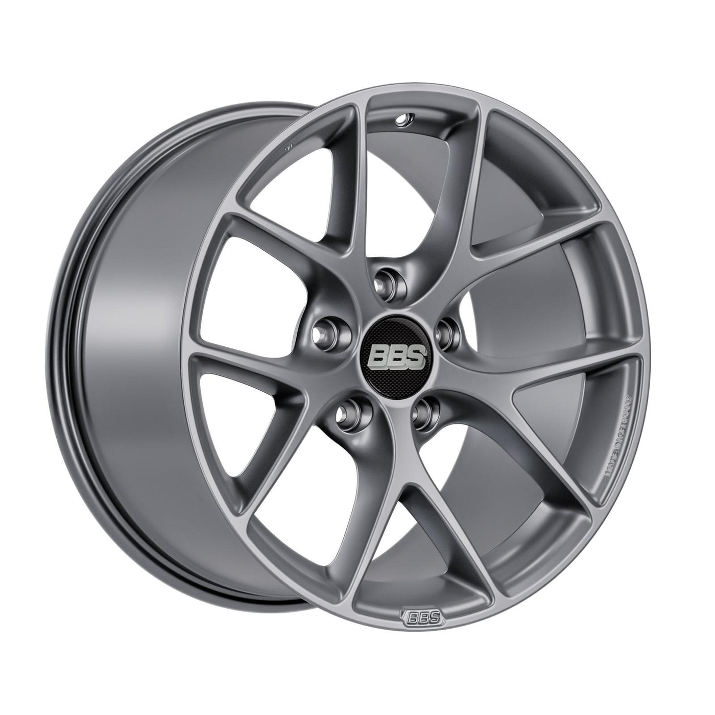 BBS SR alloy wheel in Himalaya Grey Matt - 10x18 PCD5x130 Offset41