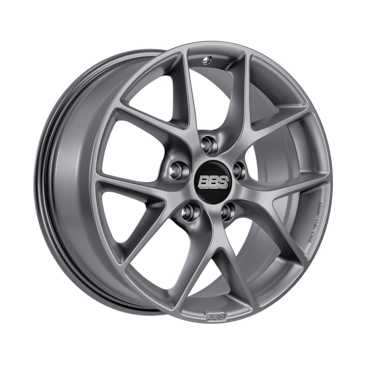 BBS SR alloy wheel in Himalaya Grey Matt - 8x18 PCD5x100 Offset48