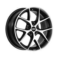 BBS SR alloy wheel in Vulcano Grey/diamondcut - 8x18 PCD5x100 Offset36