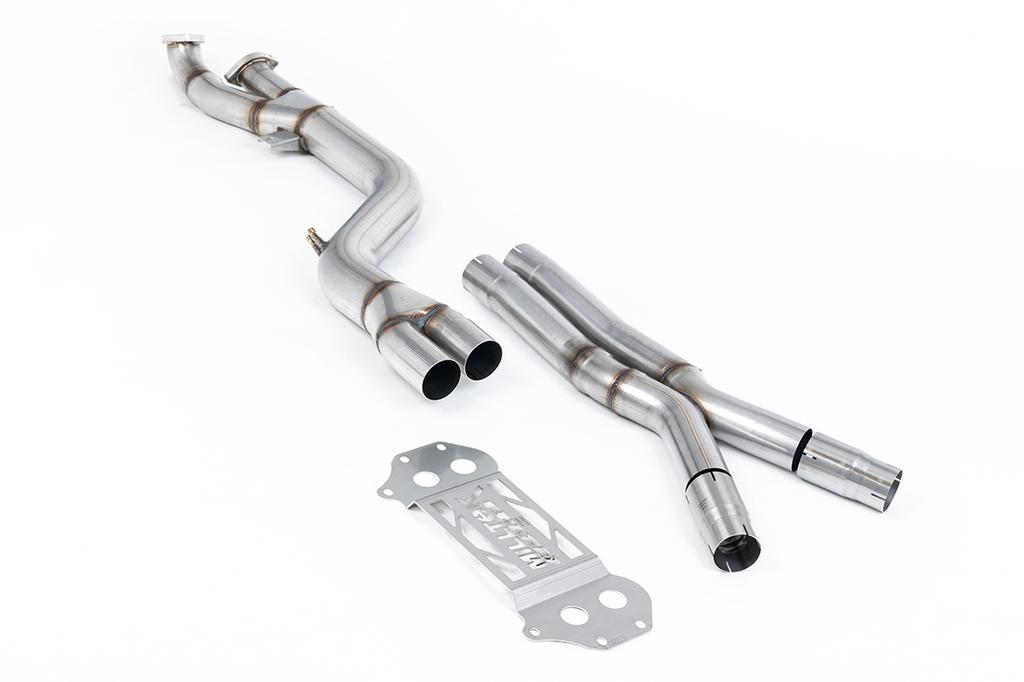 MillTek SSXBM1336 GPF/OPF Bypass OPF/GPF Bypass Single Pipe 102mm - X Pipe to OE Axle Back Only