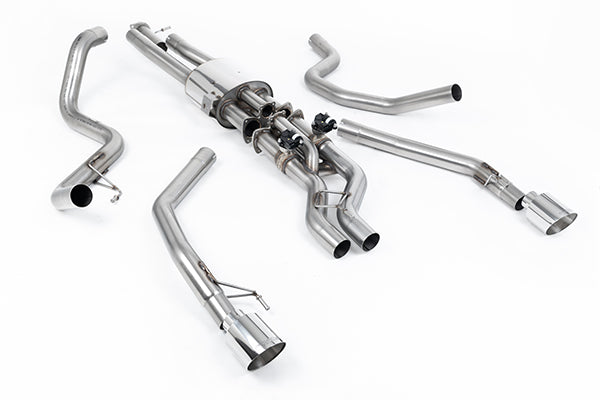 Milltek SSXFD448 Ford Valved Cat-Back With GT-115 Polished Tips (Inc. Ranger)