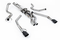 Milltek SSXFD449 Ford Valved Cat-Back With GT-115 Cerakote Black Tips (Inc. Ranger)
