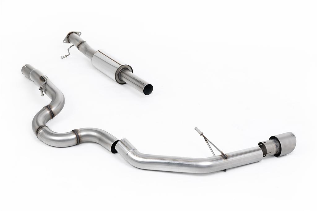 MillTek SSXFD466 Cat-back Side Exit System with GT-100 Brushed Titanium Tip
