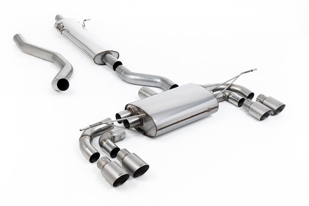 MillTek SSXLR216 Particulate Filter-back OPF/GPF Back System with GT-90 Titanium Trims - ECE Approved