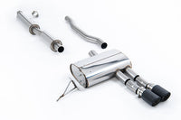 Milltek SSXM490 New Mini Cat-Back Resonated Carbon Tips