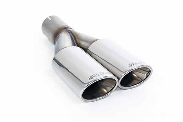 Milltek SSXVW199 VW Non-Resonated (Louder) - Twin Oval Outlet (Inc. Transporter \ Caravelle)