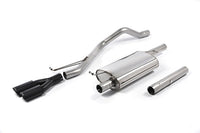 Milltek SSXVW287 VW Resonated (Quieter) - Twin Black Oval Outlet (Inc. Transporter \ Caravelle)