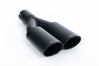 Milltek SSXVW287 VW Resonated (Quieter) - Twin Black Oval Outlet (Inc. Transporter \ Caravelle)