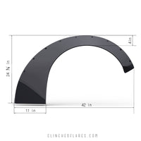 Clinched Slider 7cm (2.7″) Fender Flares