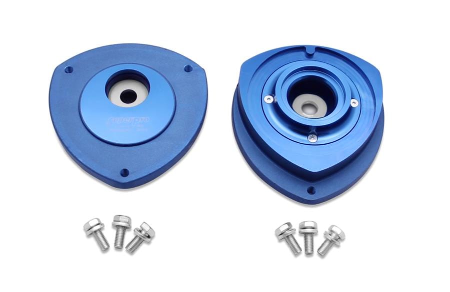 SuperPro Audi Seat Skoda VW MQB Offset Strut Mounts With Extra Camber (Inc. MK7 Golf, 8V A3, MK3 Leon & MK3 Octavia) -